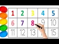 one to fifteen numbers | one to ten | 1 to 10 | one two three | 123 123 | 12345 | counting numbers|