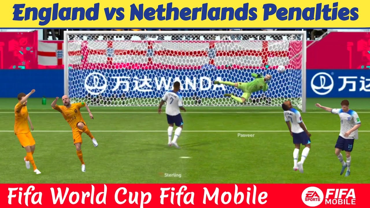 England vs Netherlands Penalty Shootout Fifa World Cup Fifa Mobile