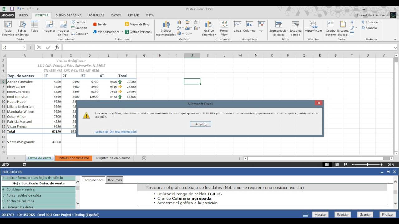 2 Simulador Excel 2013 - YouTube