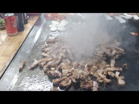 기장 서민갑부에출연한 당구대 통철판 삼겹살 불쇼쇼,, 안보면 후회한당,,😭구독쫌