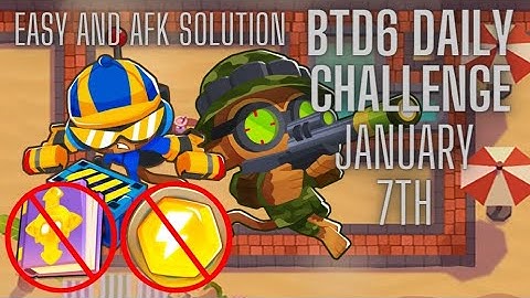 BTD6 Daily Challenge | Only Support Monkeys Or Paths | January 7th, 2023 (No MK/Powers)