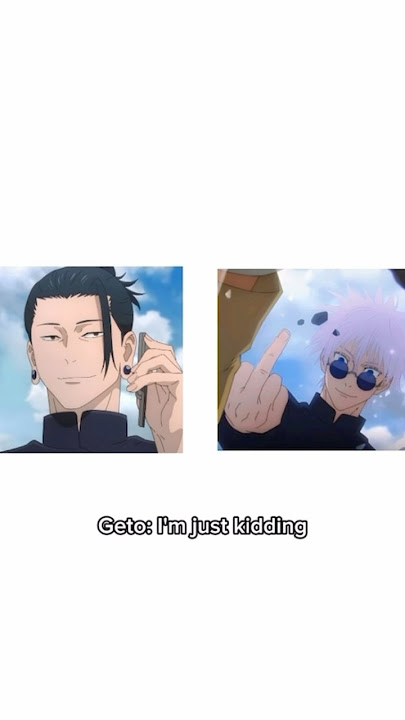 Bro got hit with purple #jjkedit #jjk #getosuguru #saturogojo