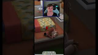 My Sim will NEVER sleep again because of infants in The Sims 4 #shorts