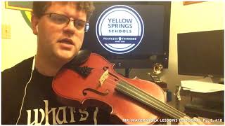 EE Book 1, Pg. 8, #18 “Morning Dance” Viola