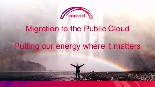 Contact Energy: Migration to Public Cloud – Putting Our Energy Where it Matters screenshot 2