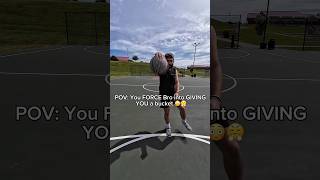 POV: You FORCE Bro into GIVING YOU a Bucket!! 😱🏀