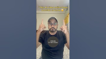 This AI video editor feels ILLEGAL to know 🤯  #AItools #VideoEditing #DescriptAI #productivity