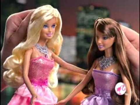 2010 Barbie Sparkle Lights Princesses Barbie & Teresa Dolls Commercial