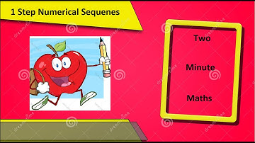 2 Minute Maths 1 Step Rules