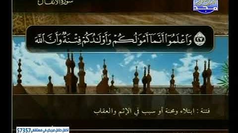 سورة الانفال 1 الى 40 ــــ محمود على البنا