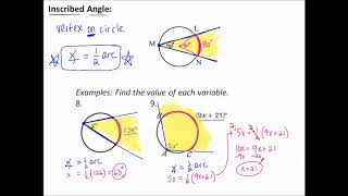 11.3F Inscribed Angles
