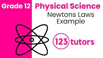 Grade 12 Physical Science | 4. Newtons Laws Example by 123tutors