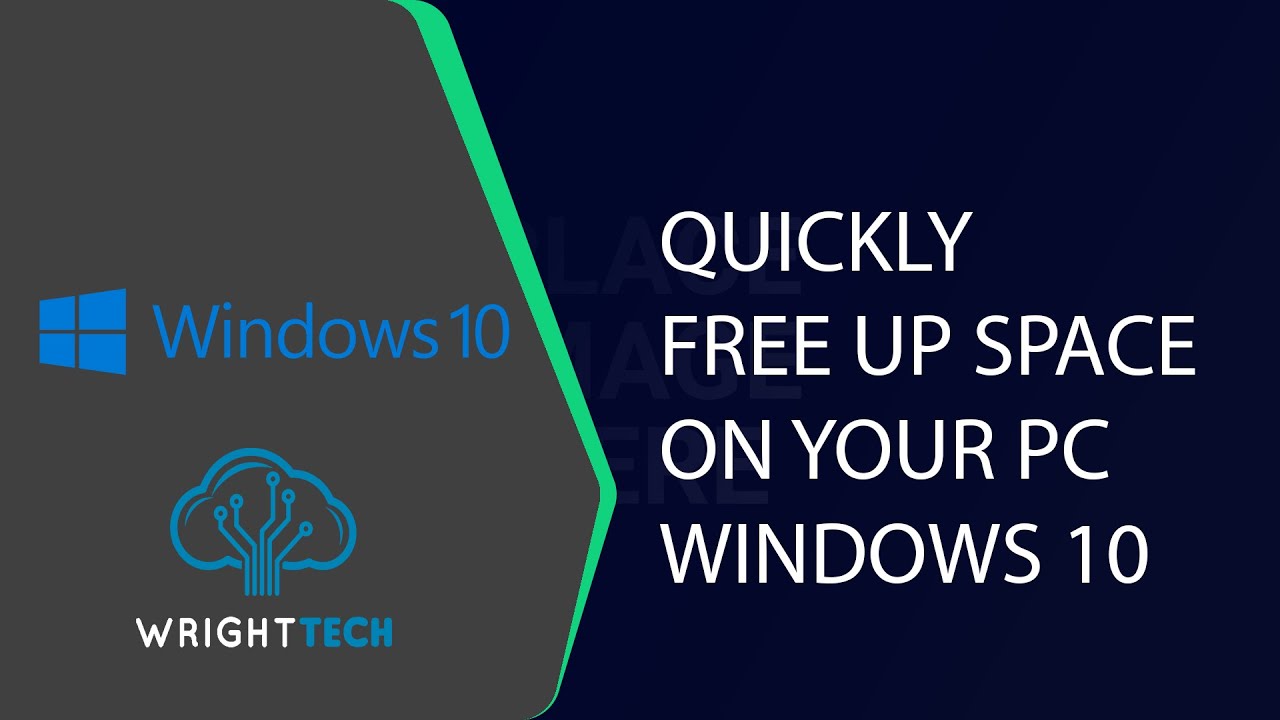 How To Quickly Free Up Space On Your PC Windows 10 - YouTube