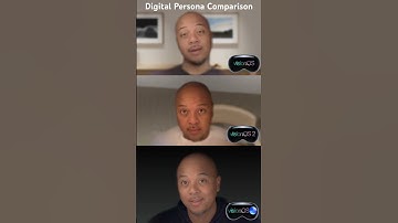 Digital persona Comparison from VisionOS, VisionOsS 2, and VisionOS 26 on the Apple Vision Pro