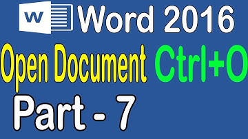 How to Open MS Word Document in  Urdu Hindi Part 7