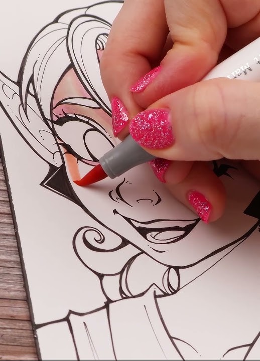 Drawing Time Skip Amity from The Owl House