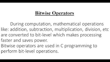 CS201/EL210/ME210 Bitwise Operators in C part 2 by Vishnu Sharma, lecturer, RPGPC Dausa