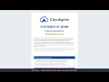 Viewing & Signing Statements of Work — Cloudspire Voice CRM