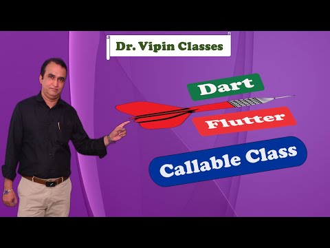 #64 Callable Class in Dart Flutter | Dr. Vipin Classess