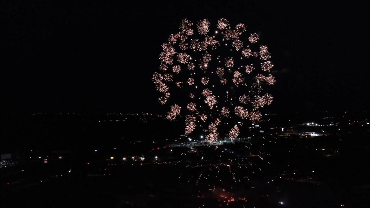 4th on the 5th Wolfforth Texas 752023 drone footage 4th of July