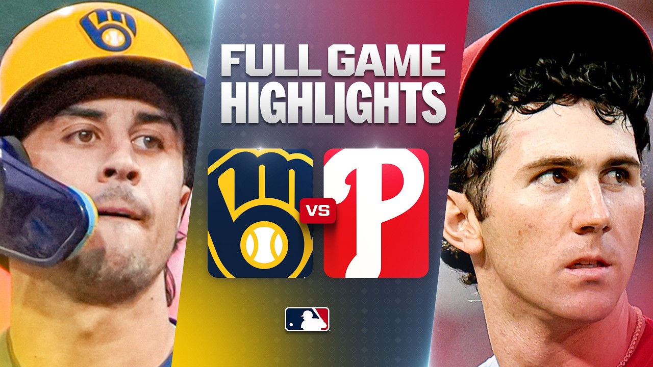 [MLB] 밀워키 브루어스 5 : 1 필라델피아 필리스 경기 결과·하이라이트