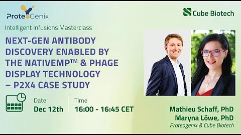 Webinar "Next Gen P2X4 Antibody Discovery Enabled by the NativeMP+Phage Display Technology "