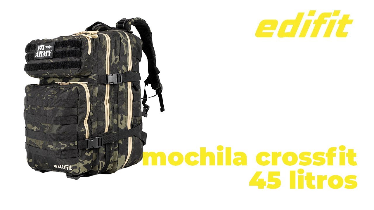 Mochila Táctica 45L con Parche - Culturismo