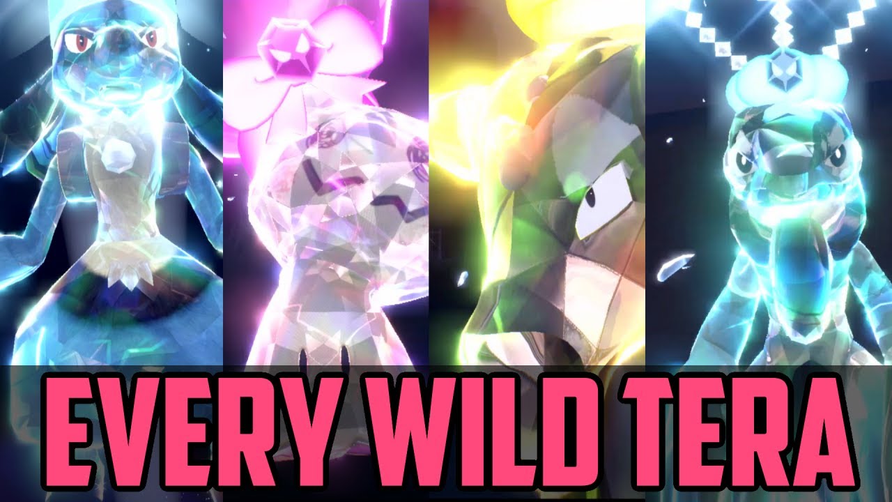 Pokémon Scarlet & Violet - Wild Tera Type Pokémon