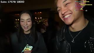 Jason &amp; Sakura Pulled Up To Cinna &amp; Valkyrae's Party!!!