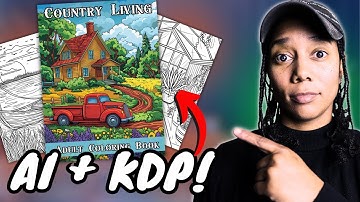 How To Create a Coloring Book With AI in 2025 - (Amazon KDP + MidJourney)