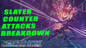 PSO2:NGS Slayer Counterattack Basic Mechanics