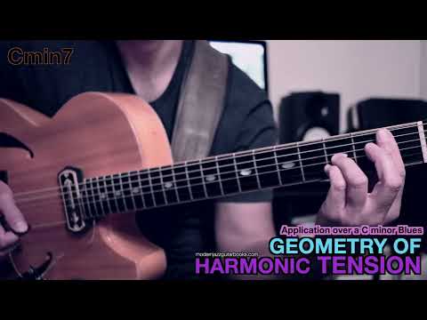 GEOMETRY OF HARMONIC TENSION - Application over a minor blues