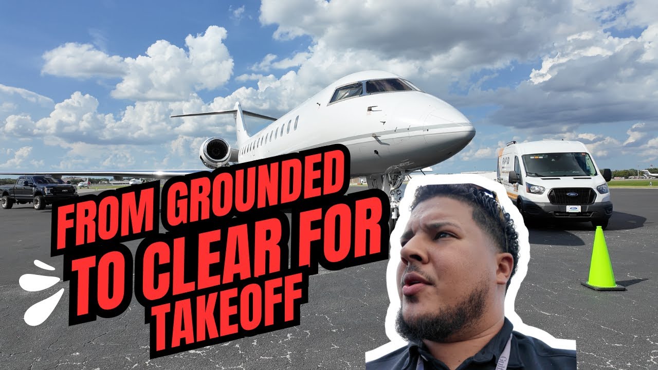 A day as an Aircraft mechanic : Gulfstream G280 + Global 5000 Private Jet Maintenance