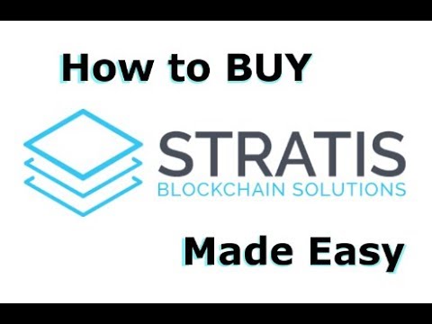 How to buy Stratis - The easiest way to BUY Stratis!