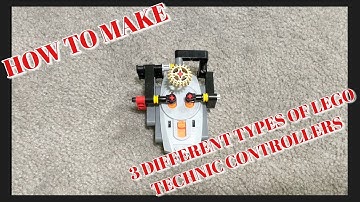 How to make 3 different types of LEGO Technic Controllers (Including Joystick)
