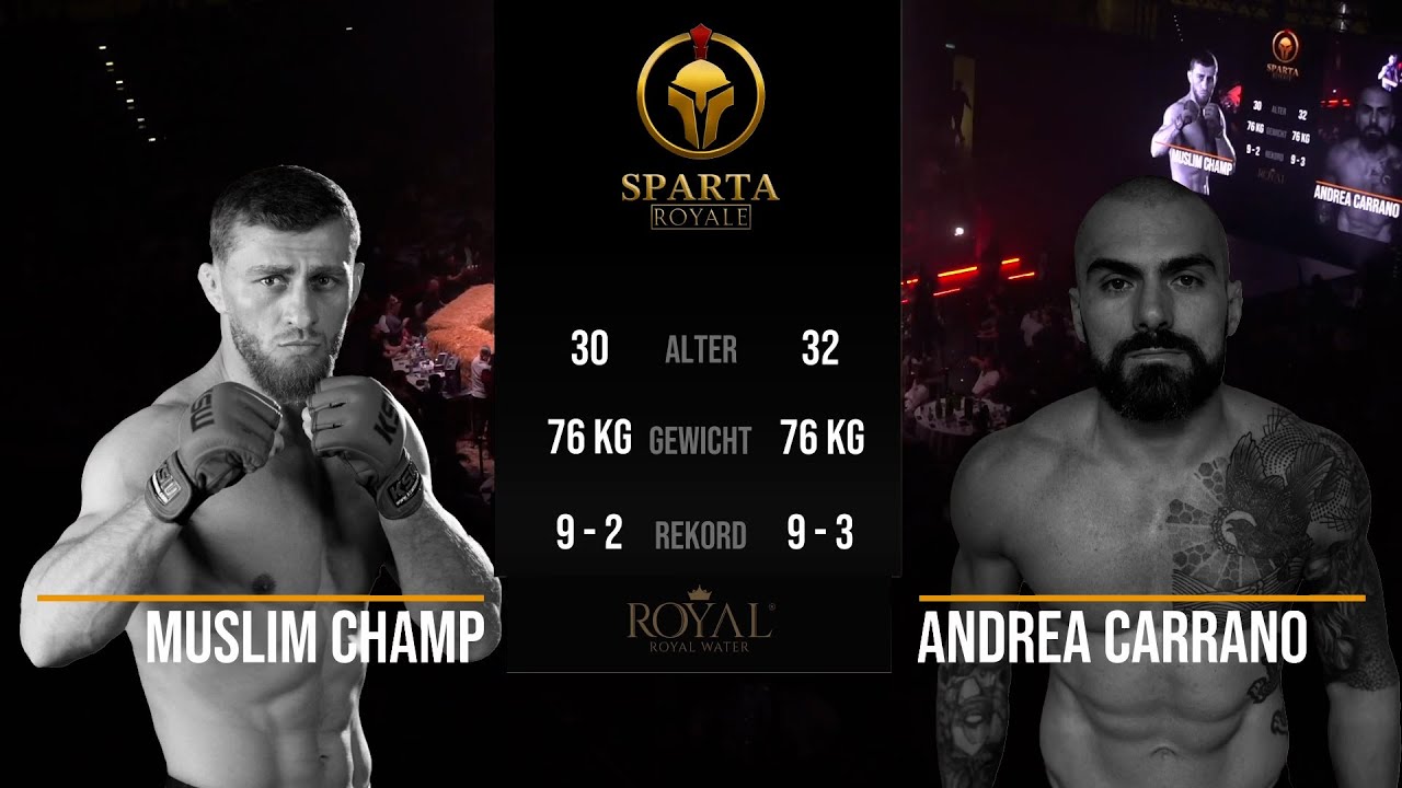 SPARTA ROYALE 3 | Muslim Champ VS. Andrea Carrano | Multiversum Schwechat 12.10.2024