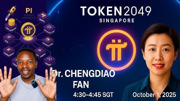 PI NETWORK AT TOKEN2049 SINGAPORE 2025 | DR. CHENGDIAO FAN SPEAKS ON THE FUTURE OF CRYPTO