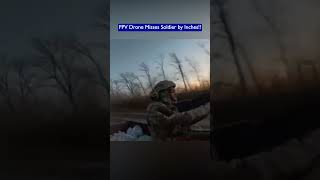Soldier Dodged the FPV Drone at the Last Second!!