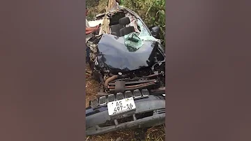 WATCH EBONY'S CAR AFTER THE ACCIDENT