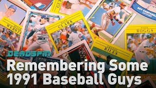 1991 Baseball Guys Lets Remember Some Guys