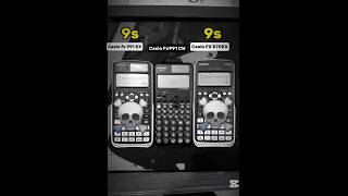 Casio fx 991 CW vs Fx991 EX vs 570  Which one is faster 😏🙂.                #Casio #calculator
