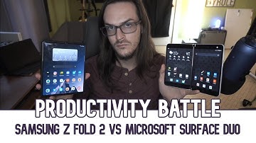 Productivity and Multitasking! | Surface Duo vs Galaxy Z Fold 2 part 2