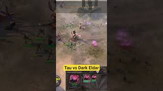 Tau vs Dark Eldar #gaming #rts #dawnofwar #warhammer40k #gameplay #pcgaming #dow