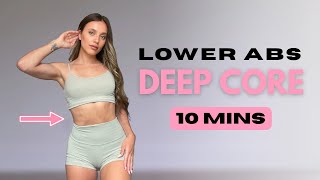 10 Min Deep Core Workout Tone And Tighten Lower Belly