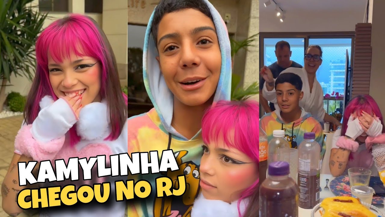 Kamylinha chegou no RJ e encontrou o Bernardo 👀