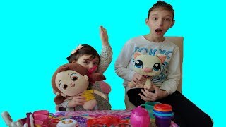 Niloya Ve Minişe Yemek Yaptık , Eğlenceli Çocuk Videosu
