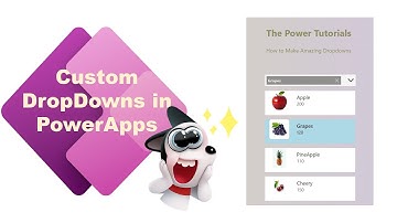 Custom Dropdown in PowerApps | Dropdown/Combobox with Image field in PowerApps