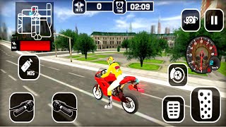 City Bike Parking 3D 2021 - Motorcycle Racing Games Best Gameplay screenshot 2