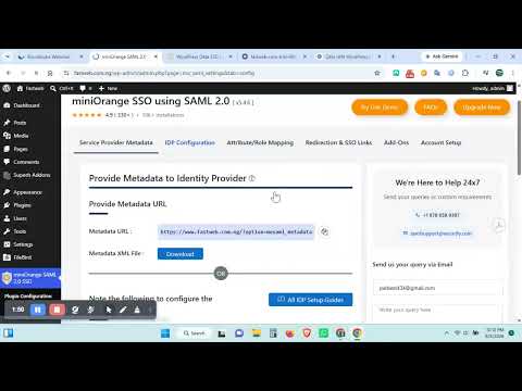 WordPress (WP) and Okta single sign-on