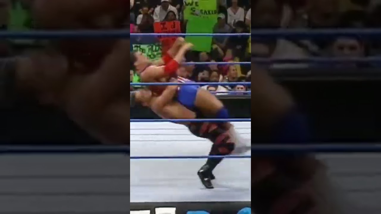 Benoit German Suplex on Kurt Angle
